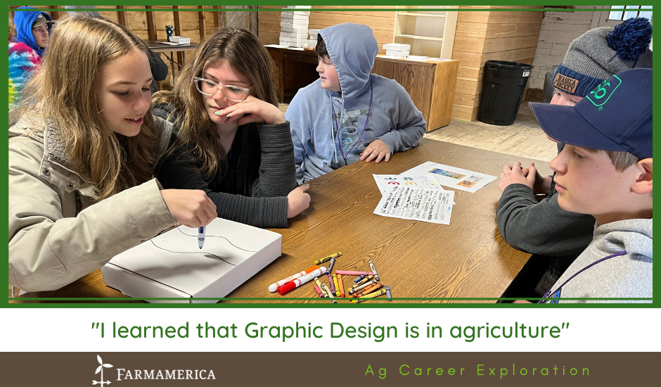 "I learned that Graphic Design is in agriculture"