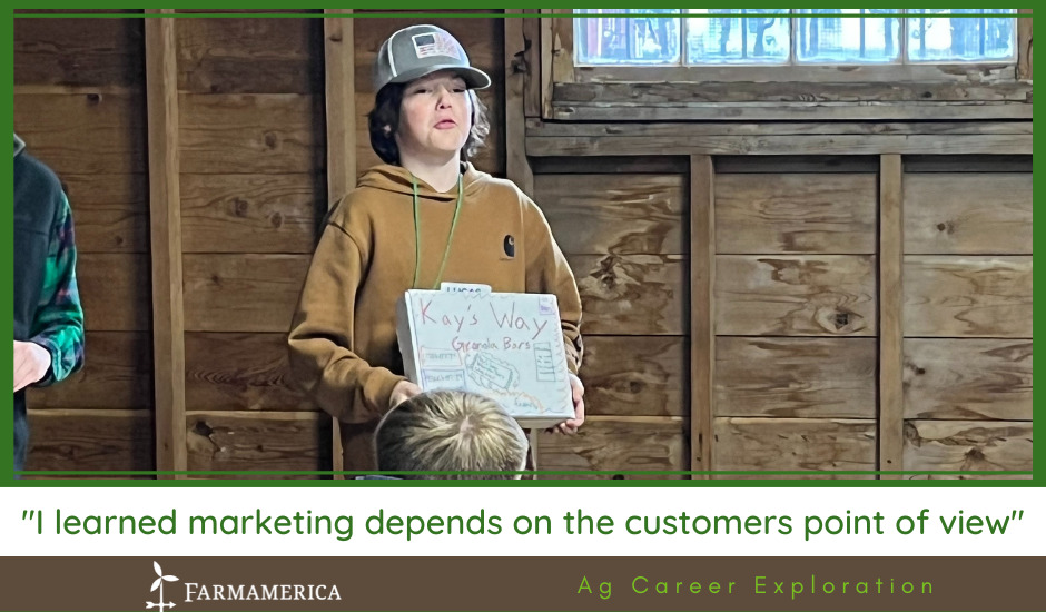 "I learned marketing depends on the customers point of view"