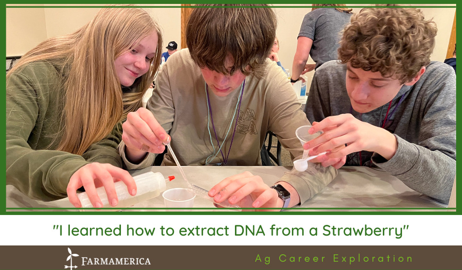 "I learned how to extract DNA from a Strawberry"