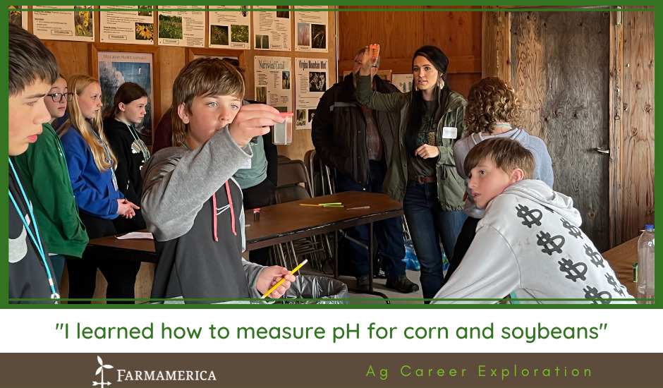 "I learned how to measure pH for corn and soybeans"