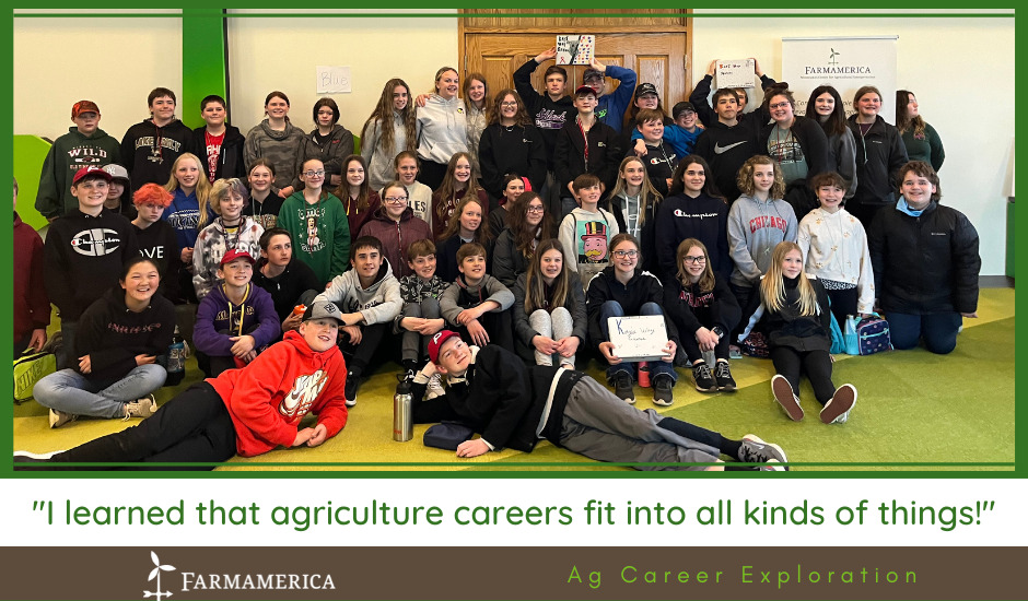 "I learned that agriculture careers fit into all kinds of things!"