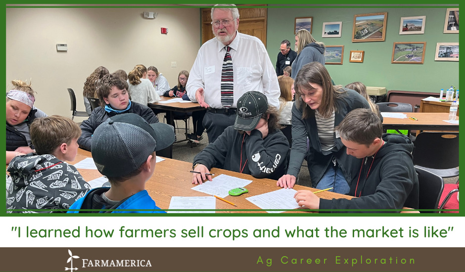 "I learned how farmers sell crops and what the market is like"